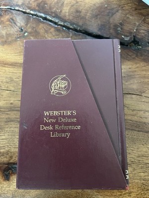 Webster's New Deluxe Desk Reference Library Box Set Dictionary Thesaurus Grammar