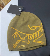 Arc'teryx Bird Head Toque Beanie Brown Merino Wool Winter Hat NWT