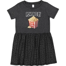 Inktastic Popcorn Lover Toddler Dress Food Movie Cute Girls