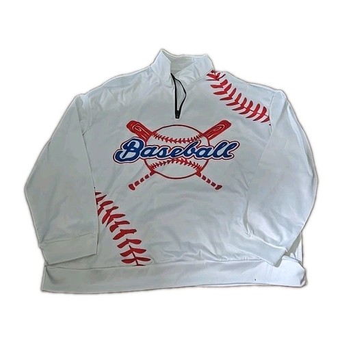 UNIQUE - Baseball Jacket 1/4-zip unbranded novelty New Approx. Size L