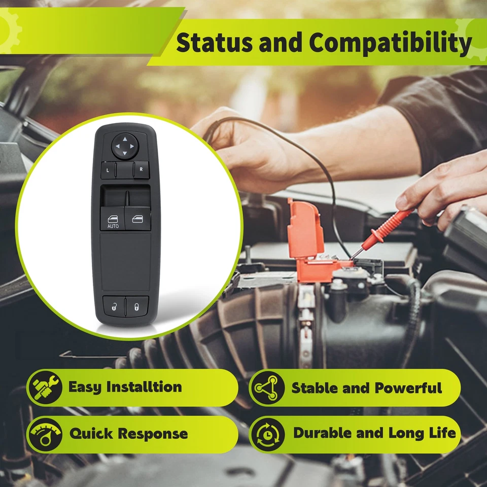 Master Power Window Switch For 2013-2015 Dodge Grand Caravan 901-488 SM1865 - Image 2 of 4