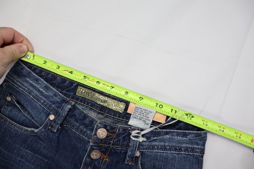 Mudd Jeans Women's Size 1 Dark Sandblast Stretch Distressed New With Tags - Picture 2 of 13