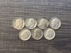 7 Roosevelt Silver Dimes - Nice Small Lot