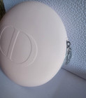 DIOR GLOW POUCH Round 5" Soft Silicone Pink Makeup Bag NEW — photo 3