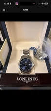 LONGINES Conquest Automatic, Blue Dial 39 mm Watch with Box, Tags