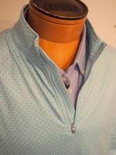 Peter Millar 1/4 Zip Perth Performance Fabric Pina Skullada Pullover NWT M 135