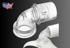 DreamWear Elbow Swivel Replacement – Silicone – CPAP Accessories – 2 Pack