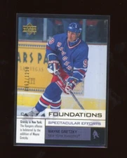 2002-03 UD Foundations Spectacular Efforts Base Card Wayne Gretzky /1250  *20734