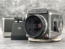 [Near MINT] ZENZA BRONICA S + 75mm f2.8 Lens, Filmbackx2, Finderx2 from JAPAN