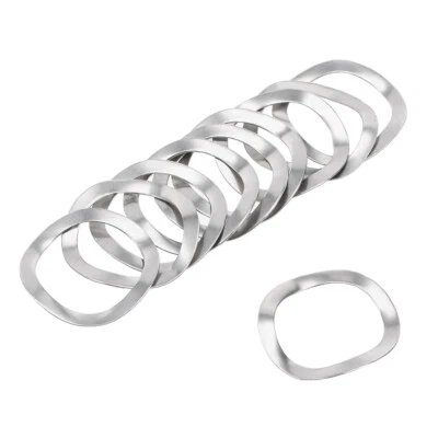 UXCELL 10 Pcs 16mm x 21mm x 0.3mm 304 Stainless Steel Wave Spring Washer for Screw Bolt