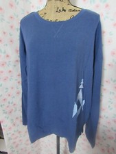 RALPH LAUREN, WOMEN'S NEW NAVY/BLUE COTTON BL 2PC LONG SLEEVED PAJAMA SET SZ XL