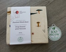 New w/tag Premium Fitted Bassinet Sheet - Jersey Pack , 100  Organic Cotton.