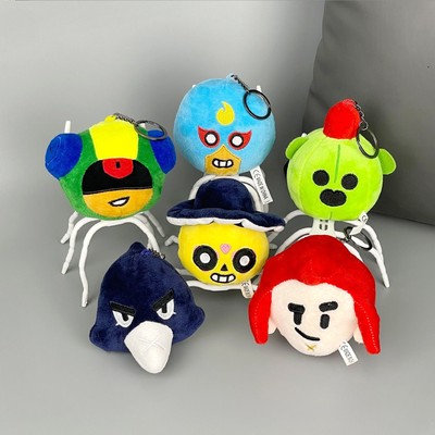 Brawl Stars Spike Keychain bag decor Plush Toy Game Cartoon Gifts for Kids
