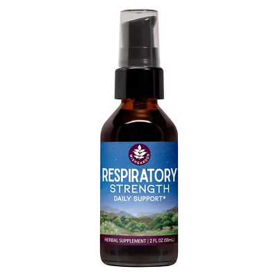 WishGarden Herbs Respiratory Strength Daily Support - Plant-Based Herbal Lung...