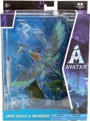 Avatar Jake Sully & Banshee World of Pandora Lrg DLX Set McFarlane