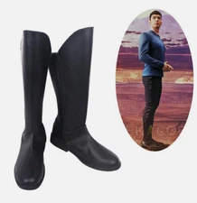 Star Trek Strange New Worlds Spock Shoes Cosplay Boots