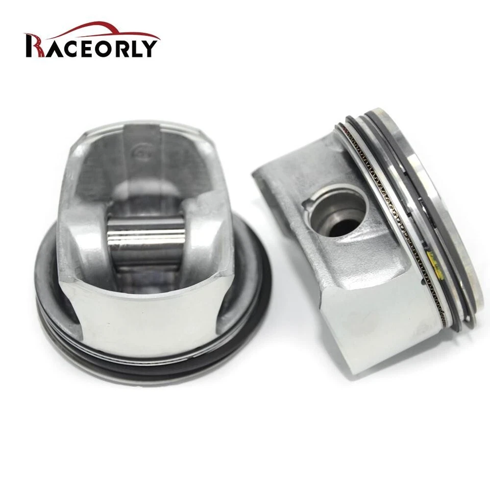 RACEORLY Pistons Rings 81mm For Audi A6 C6 2.4L 2005-2012 06E107065AR Foto 4 de 4