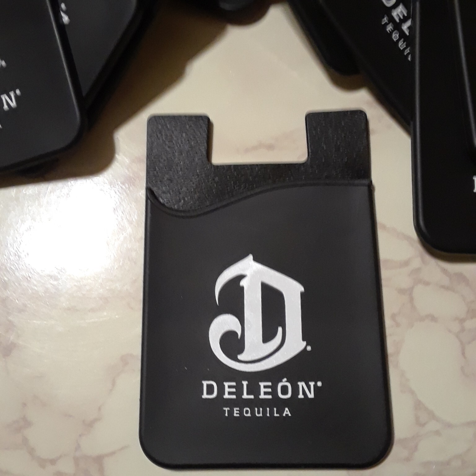 DeLeon Tequila Card Holder Sticky Back Lot of 22 New-image