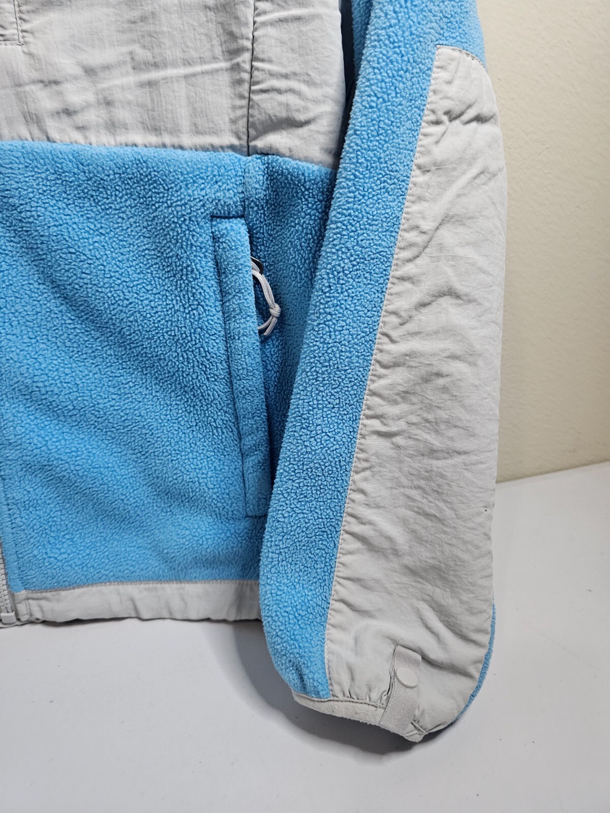 The North Face Polartec Recycled Women’s Size Small Blue Gray Fleece Jacket image 6