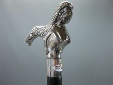 Mermaid handle head cane vintage antique walking stick cane gift for mother/wome