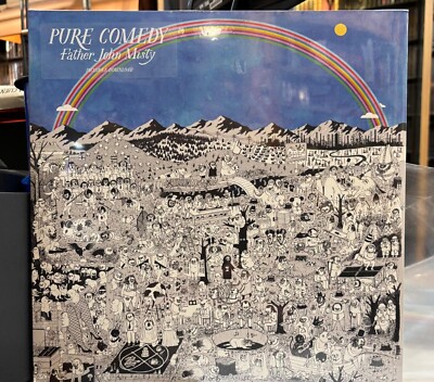 Father John Misty - Pure Comedy [RAINBOW COVER] (CD, 2017) Subpop Records