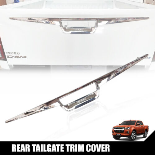 CHROME ABS TAILGATE HANDLE GUARD COVER TRIM ISUZU D-MAX DMAX BLADE 2019-2025