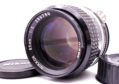 【美品】Nikon Ai-S Nikkor 85mm F2 EXC] Nikon Ai-s AIS Nikkor 85mm f2 Portrait MF Prime Lens Free