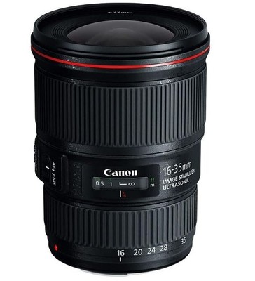 Canon EF 16-35mm F4L is USM EF Objektiv (77mm Filtergewinde) schwarz - Neu & OVP