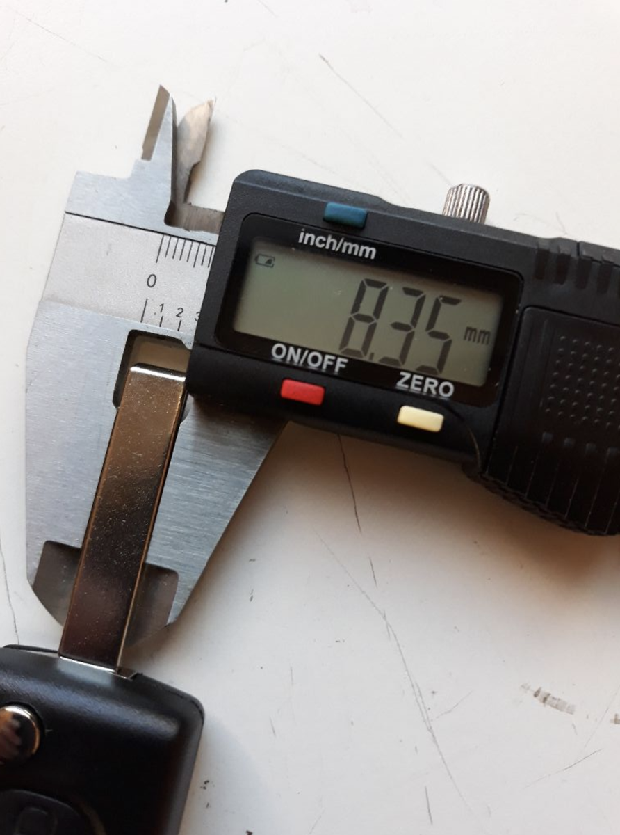 Guscio Chiave Telecomando 3 Tasti Bagagliaio Con Lama VA2 Batteria Su Circuito Senza Transponder Per Peugeot Citroen - Foto 8