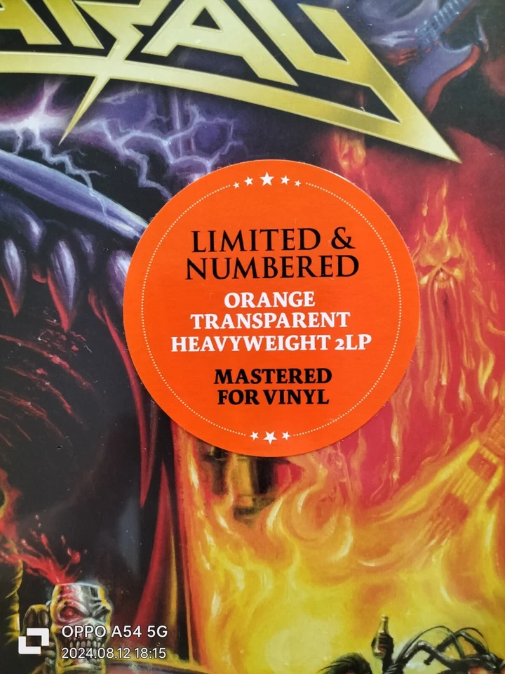 GAMMA RAY TO THE METAL ORANGE 180g VINYL GATEFOLD 2 LP LTD - Image 3 of 4