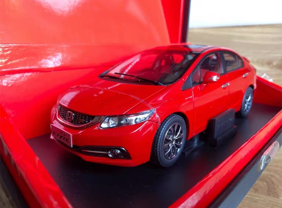 HONDA All New CIVIC 1/18 ミニカー 1:18 Scale Honda Civic Type R FL5 2023 Diecast Car Model 1