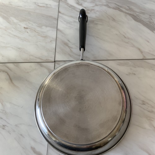 Sartén para freír sartén de 9" Revere Ware 2059 acero inoxidable 23 cm Corea sin tapa - Imagen 3 de 12