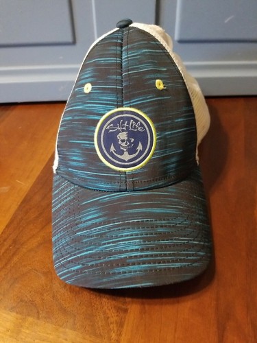 Salt Life Skull Anchor Trucker Snapback 