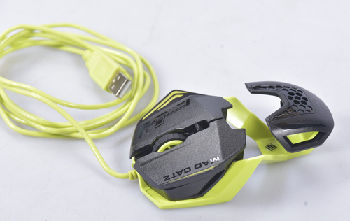 Mad Catz R.A.T.1 Maus grün schwarz 3500dpi 6 Tasten Programmierbar PC Computer - Bild 2 von 4