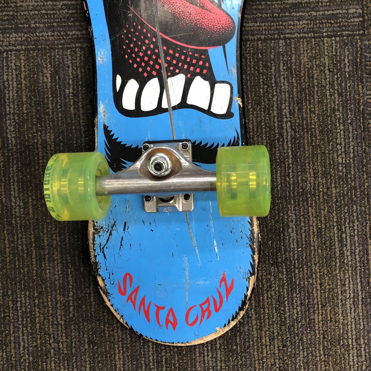スケートボード TECHDECK Santa Cruz screaming foot Santa Cruz Screaming Foot Tech Deck shaped cruiser 96mm