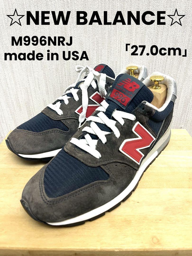 NEWBALANCE New Balance M996NRJ Navy Red America 27 Sneakers 27cm 