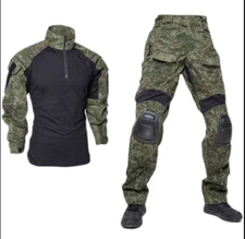 Russian G3 Frog Suit Tactical Training Combat Uniform Pants Shirt Set EMR Camo