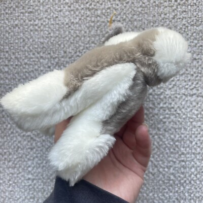 Steiff Bernie Husky Plush Toy - Grey/White Stuffed Animal, Handmade With Button In Ear - View #2