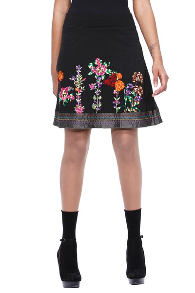 DESIGUAL Falda Minelli skirt black size xs