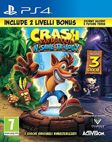 Crash Bandicoot  N.Sane Trilogy 2.0 + 2 Livelli Bonus PS4 Playstation 4