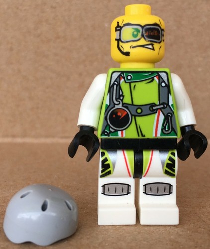 LEGO ® World Racers Minifigur Team X-treme Daredevil 2 DEX-treme 8899 - wr005 - Picture 3 of 4