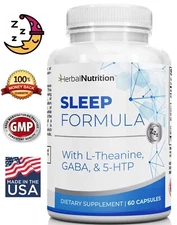 Sleep Supplement a Sleep Support Formula Multi-Ingredient One 60 Count Bottle