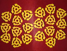 Package of 150 45 rpm 7" Record Plastic Adapter Snap-In Inserts Turntable