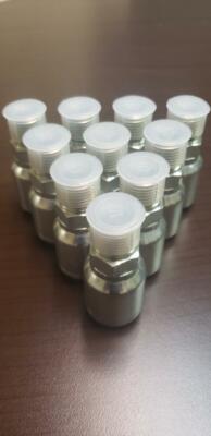 HYDRAULIC  HOSE FITTINGS 10 PK  3/8'' MP10143 6-6  AFTERMARKET  FREE SHIPPING