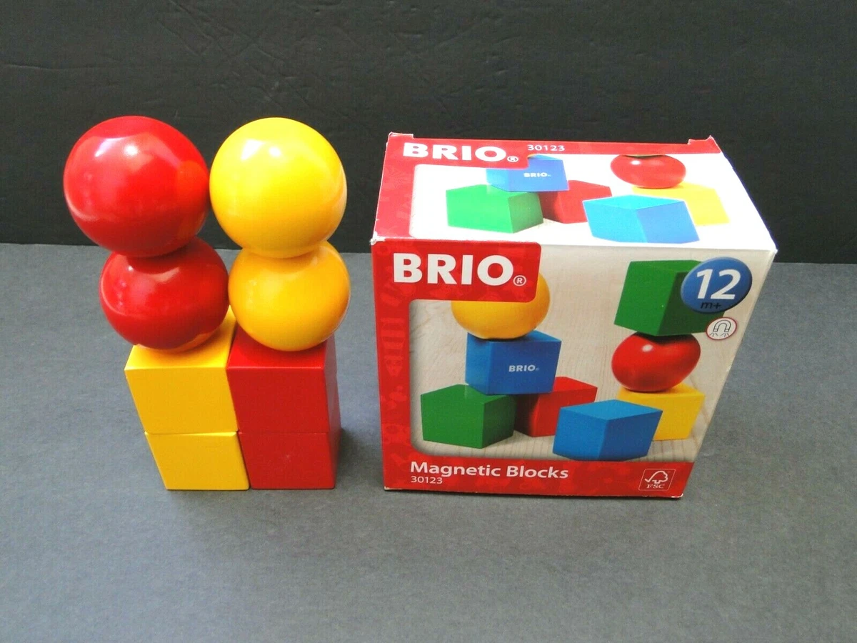 Brio magnetic on sale wooden blocks