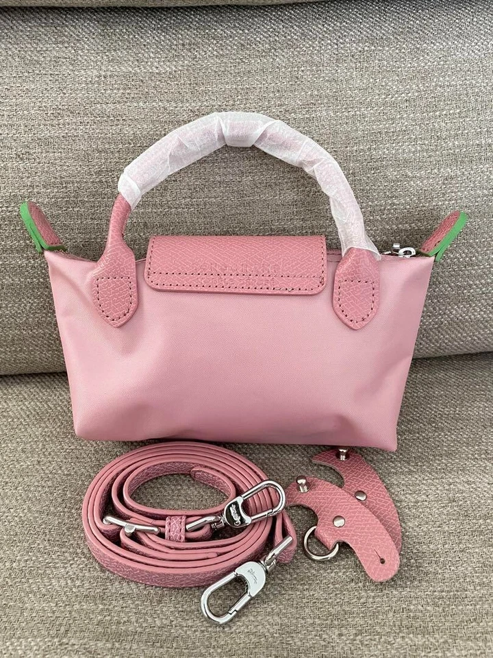 Longchamp Le Pliage XS Light Pink Shoulder Mini Bag pouch Outlet - Image 3 of 4