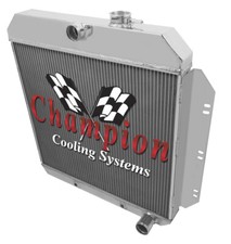 Queen Champion 4 Row All Aluminum Radiator For 1960 1961 1962 Chevrolet Truck Queen Champion 4 Row All Aluminum Radiator For 1960 1961 1962 Chevrolet Truck