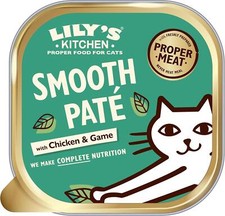Image of Lily's Kitchen - Wet Cat Food - Grain Free Chicken & Game Smooth Paté - 19x85g