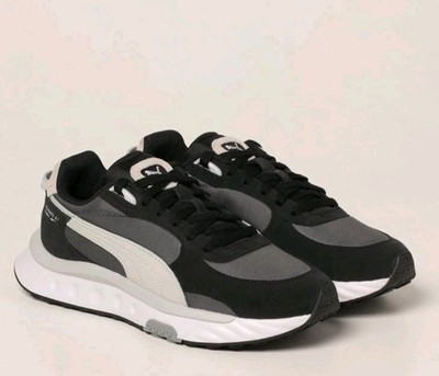 PUMA WILD RIDER ROLLIN' 381517-02 BLACK/CASTLEROCK Men's Running Shos SZ 9 