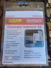 Square D Homeline Cover Generator  Interlock Kit - HOMCGK2C